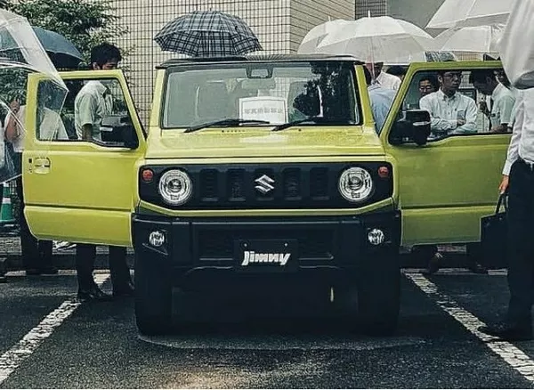 Suzuki Jimny 2019 spotted at a closed-door event in Japan