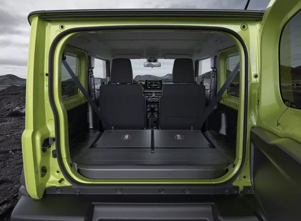cargo space of the Suzuki Jimny 2019 
