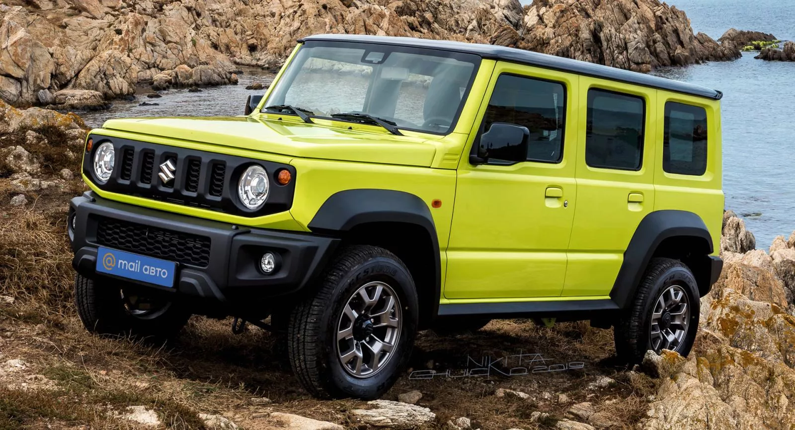 5-door Suzuki Jimny rendered image front