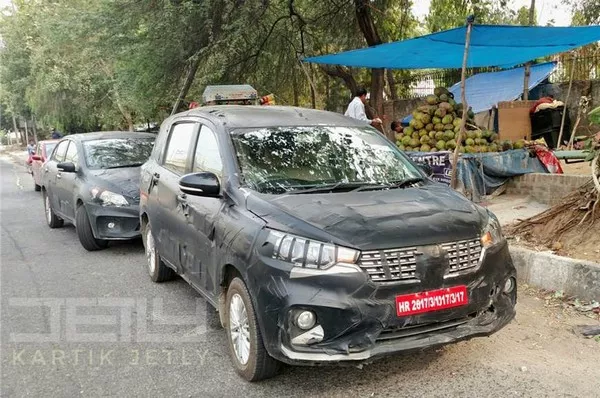 Spied Suzuki Ertiga 2018 front view