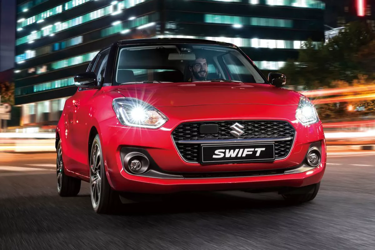 A picture of the front of the JDM Swift