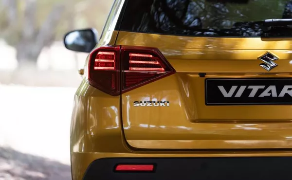 the rear of the Suzuki Vitara 2019 facelift