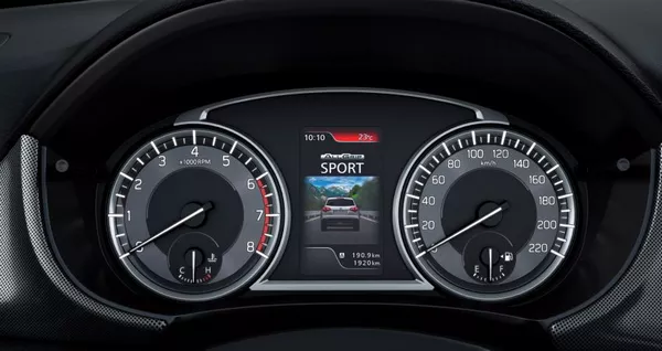 dashboard of the Suzuki Vitara 2019 facelift