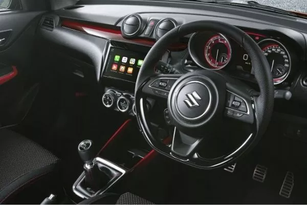 Swift Sport interior 