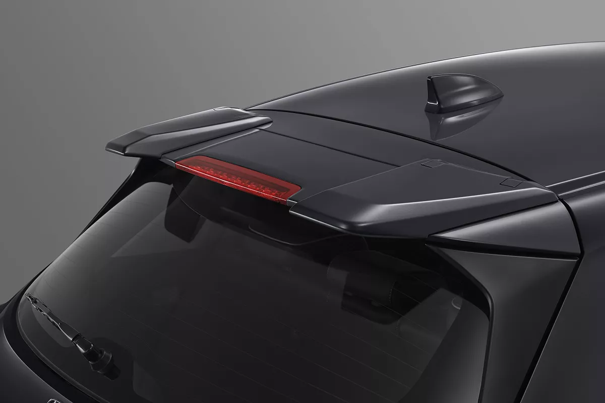A picture of the Modulo rear spoiler