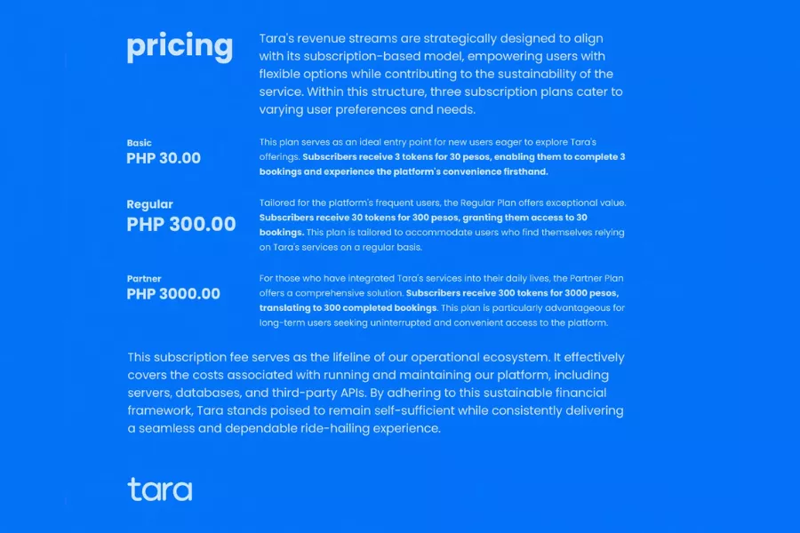 The upcoming app's subscription plans