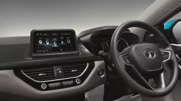 Dashboard of the Tata Nexon