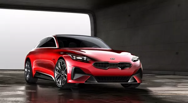 the angular front of the Kia Proceed concept