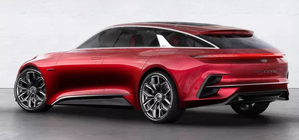 The rear of the Kia Proceed concept