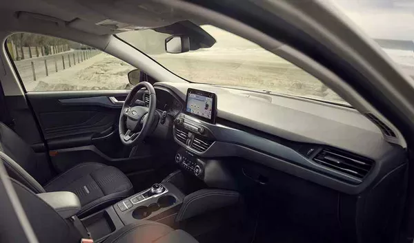 The interior of the Ford Focus 2019 which the new SUV will be based on