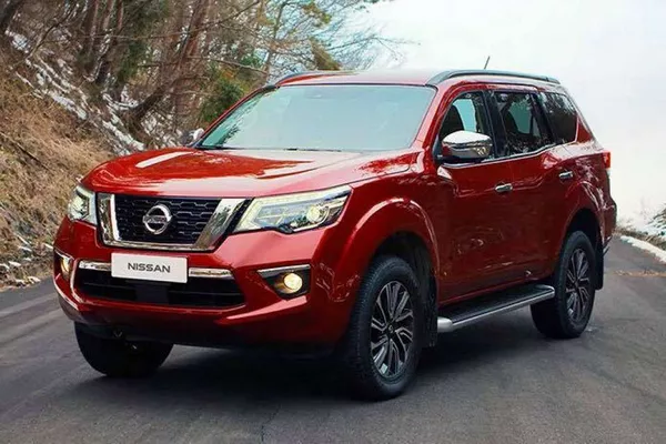 The angular front of the Nissan Terra