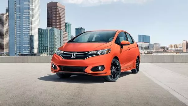 angular front of the 2018 Honda Fit