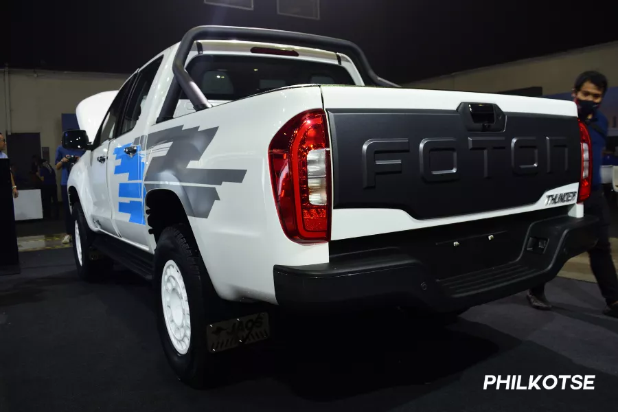 A picture of the rear of the Thunder 4x4 MT