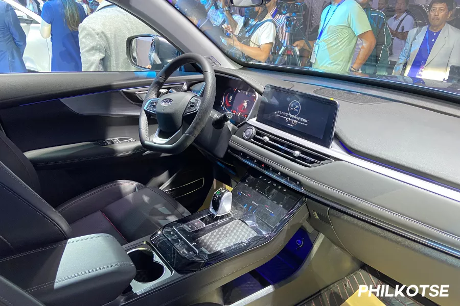 Tiggo 7 Pro Hybrid's cockpit