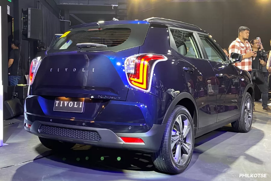 KGM Tivoli from the rear KGM Tivoli from the rear