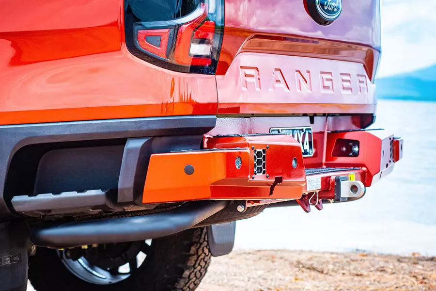 A picture of the rear of the TJM Ford Ranger