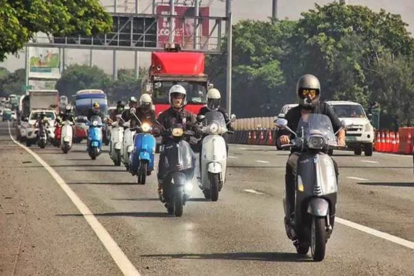 Motorist in the road