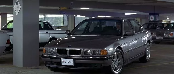 BMW 750iL in Tomorrow Never Dies movie