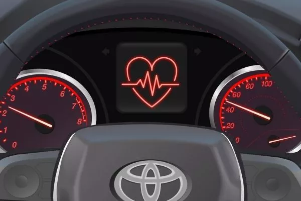 Toyota's research for detecting heart problems while driving