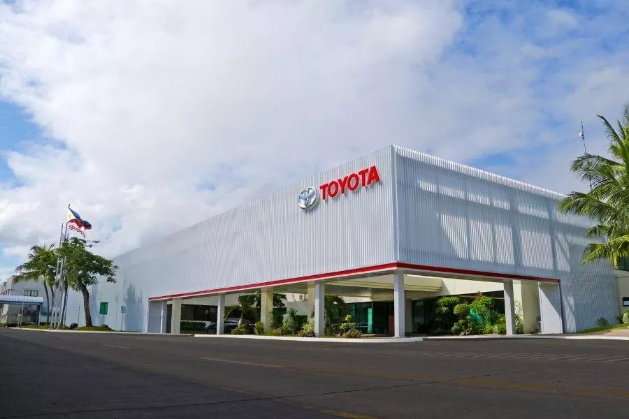 Toyota dealership facade Philippines