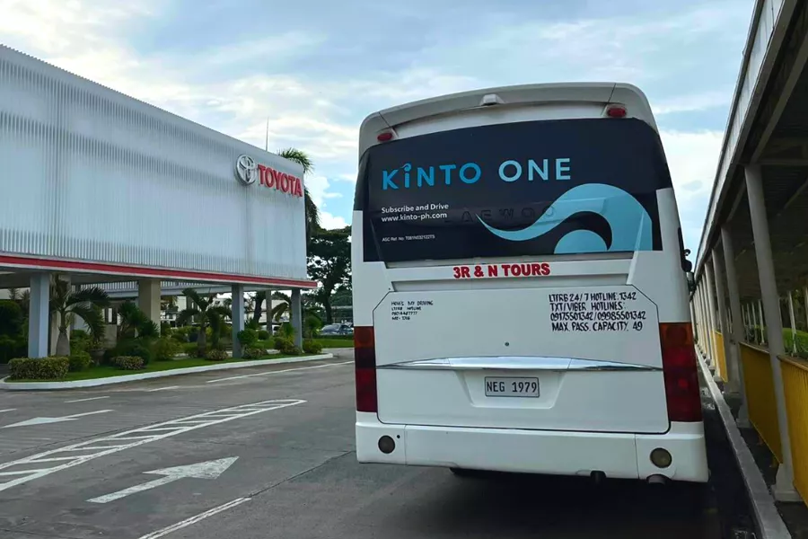 Toyota Philippines Kinto One bus