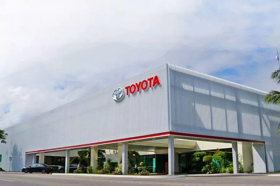 A picture of a Toyota facility in the Philippines