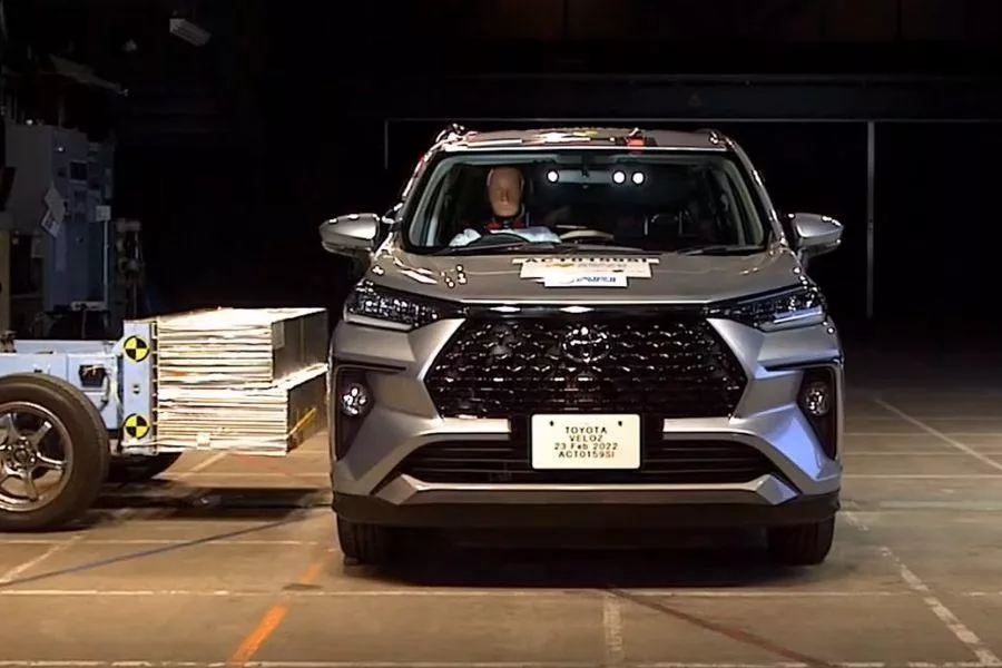 2022 Toyota Veloz ASEAN NCAP Crash Test