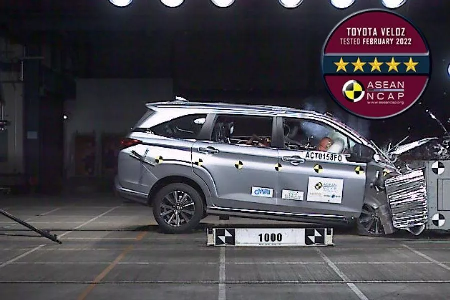 2022 Toyota Veloz ASEAN NCAP Crash Test