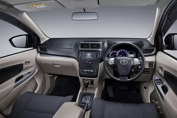 The interior gets just a few minor changes Toyota Avanza 2019 facelift dashboard area