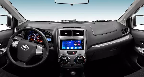 A picture of the updated 2019 Avanza interior