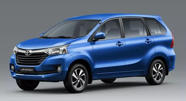 A picture of the updated 2019 Toyota Avanza's front end