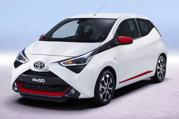 Toyota Aygo 2018 facelift angular front