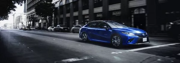Toyota Camry Sports 2018 on the road