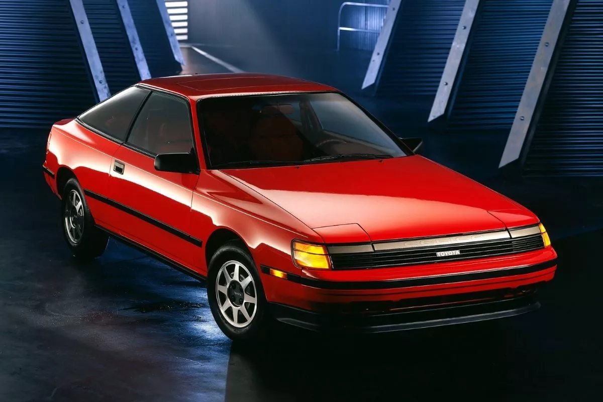 A poster for the 4th-gen Toyota Celica