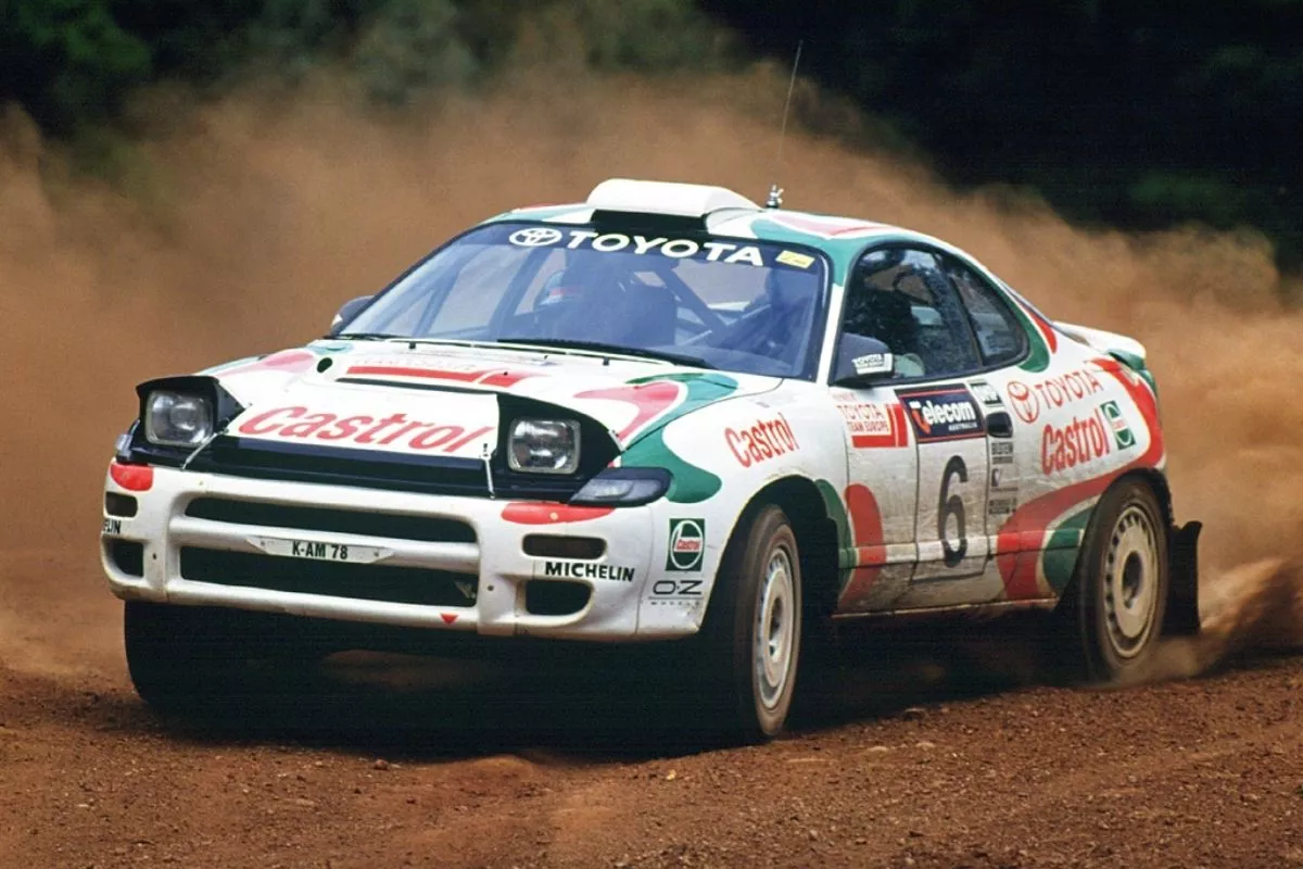 A picture of the Celica GT-Four Rally car