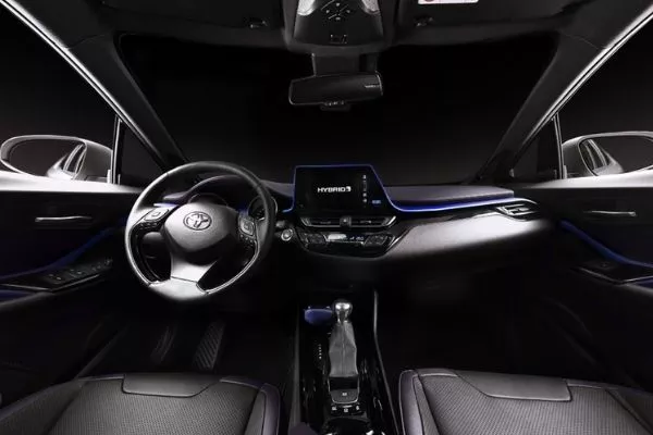 A picture of the 2020 Toyota C-HR's interior