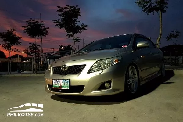 Toyota Corolla Altis at dusk