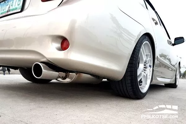 Toyota Corolla Altis on the Road low