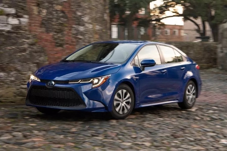 Toyota Corolla EV front view