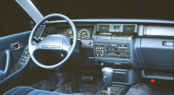 Interior of the Toyota Crown Royal Saloon