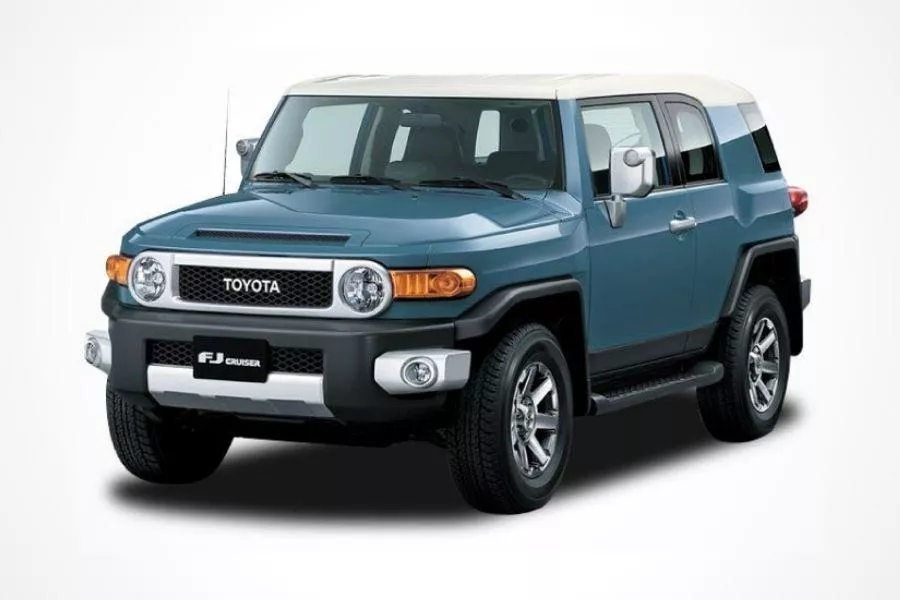 Toyota FJ Cruiser color in Smokey Blue