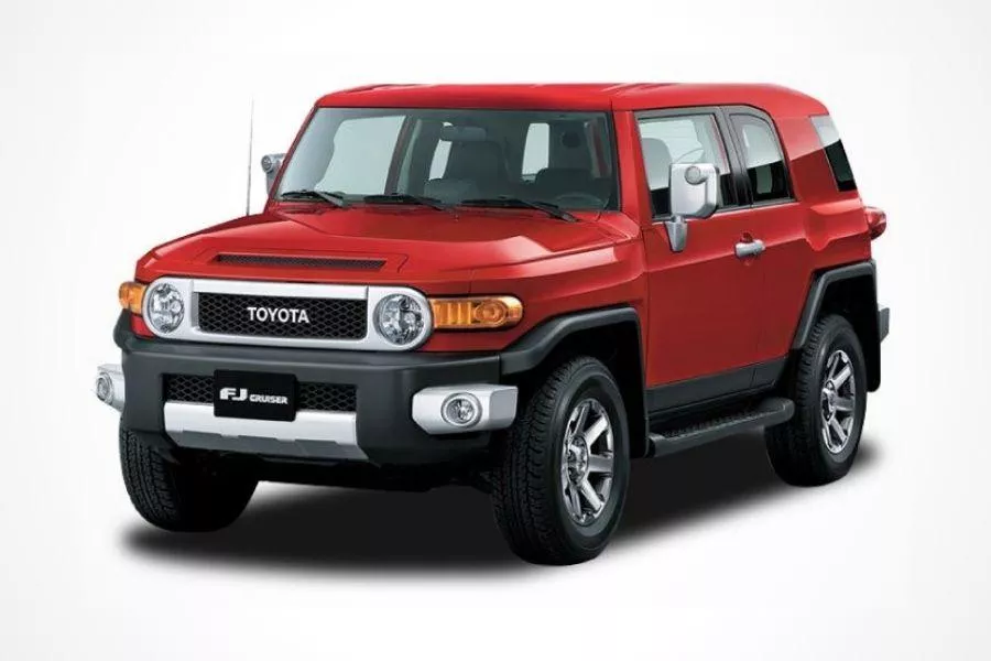 Toyota FJ Cruiser color in Red