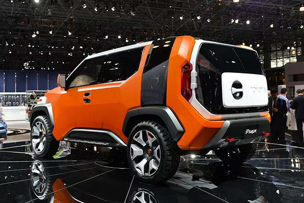 The rear of the FT-4X concept SUV