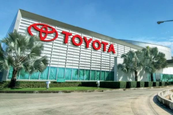 A picture of the Toyota headquarters in Thailand