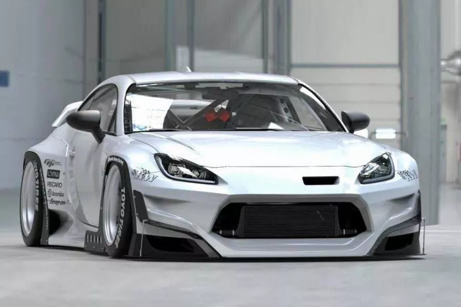 Toyota GR 86 Rocket Bunny front view