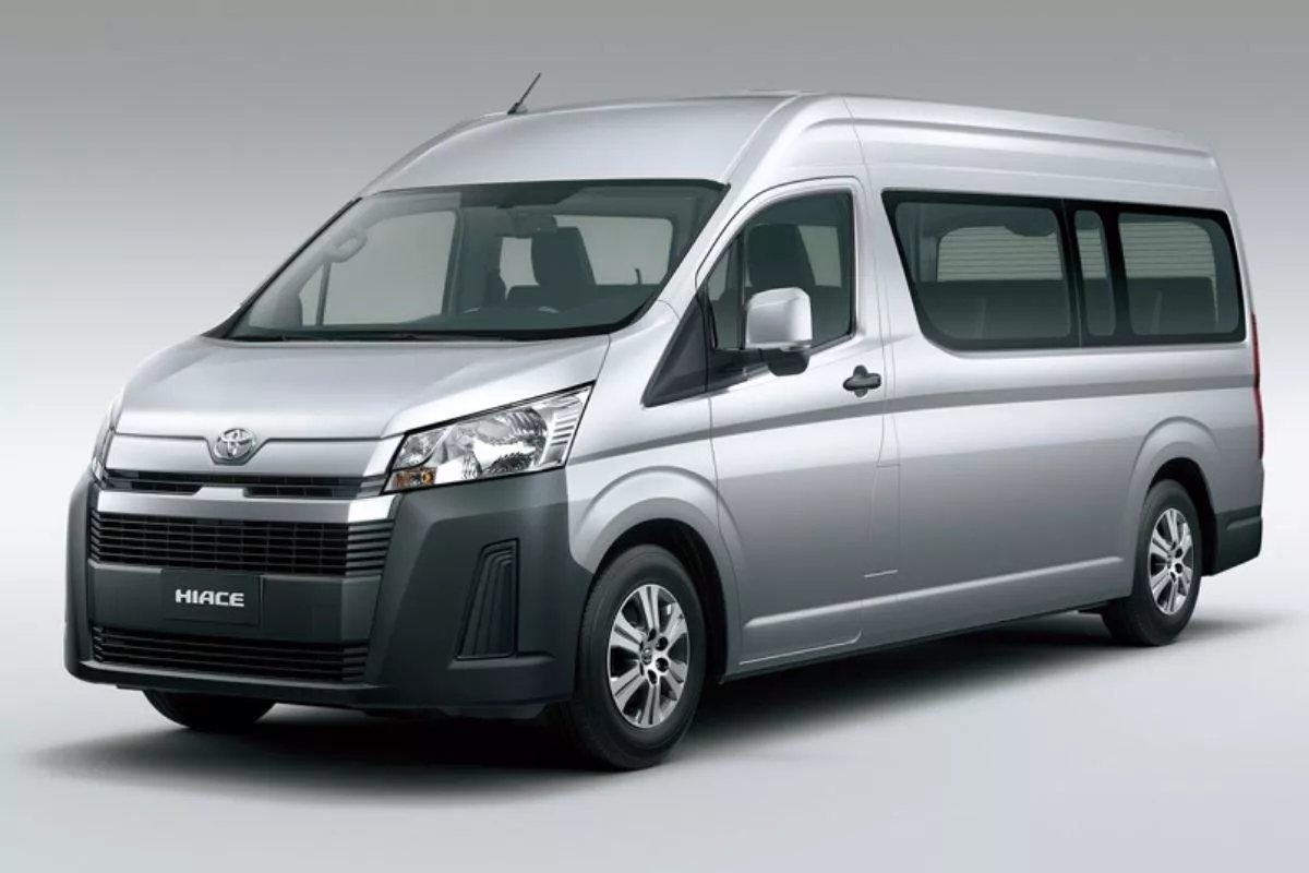 The Hiace saw an increase in price for all of its variants A picture of the Toyota Hiace Commuter Deluxe