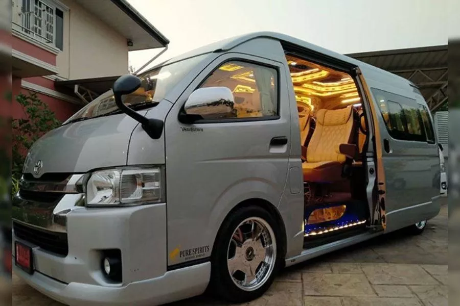 Modified Toyota Hiace side view