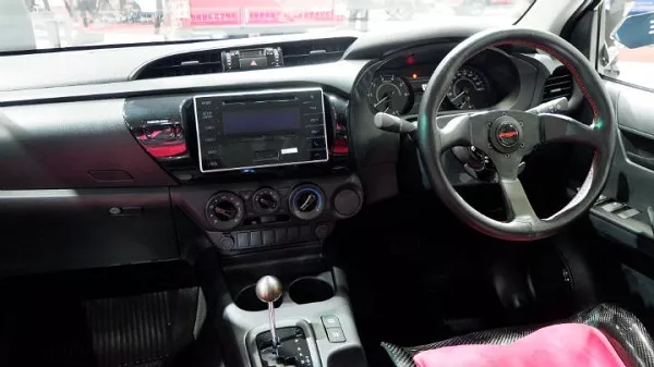 Toyota Hilux Revo Z Black Mamba inside cabin