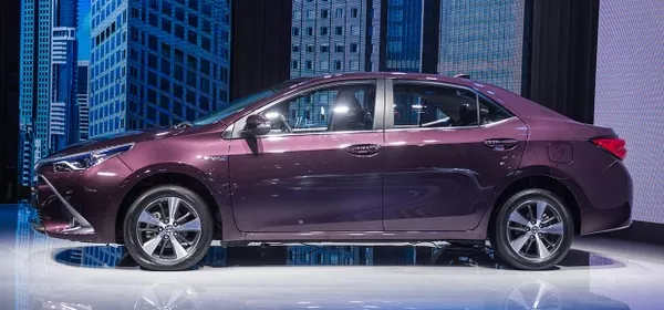 Toyota is positive that their plug-in model can reach 50km on its pure battery power The side of The plug in hybrid Toyota Levin