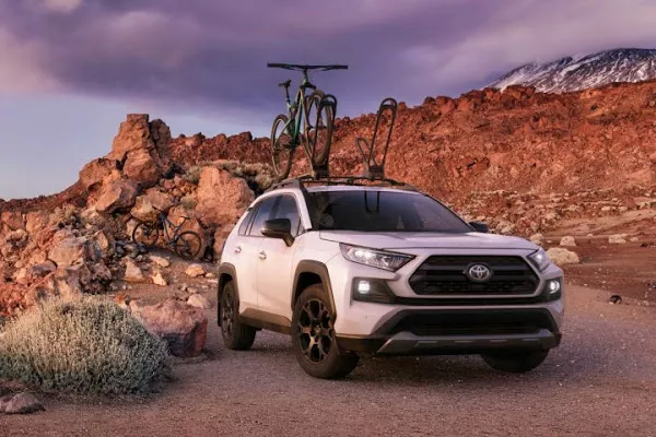 Toyota RAV4 on the trails